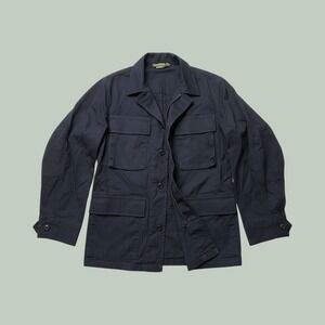 Propper Combat Coat Mens XS Regular BDU Field Jacket Navy Blue Ripstop Cotton